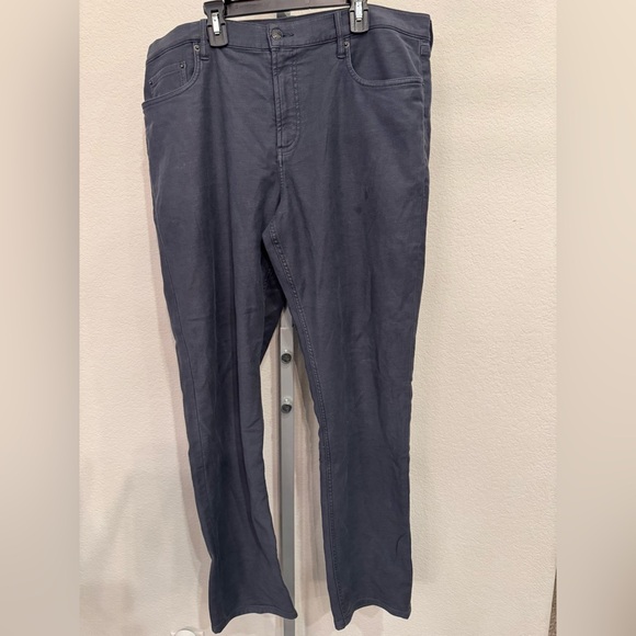 Faherty Blue Slim Pants Versatile Style - Picture 3 of 8